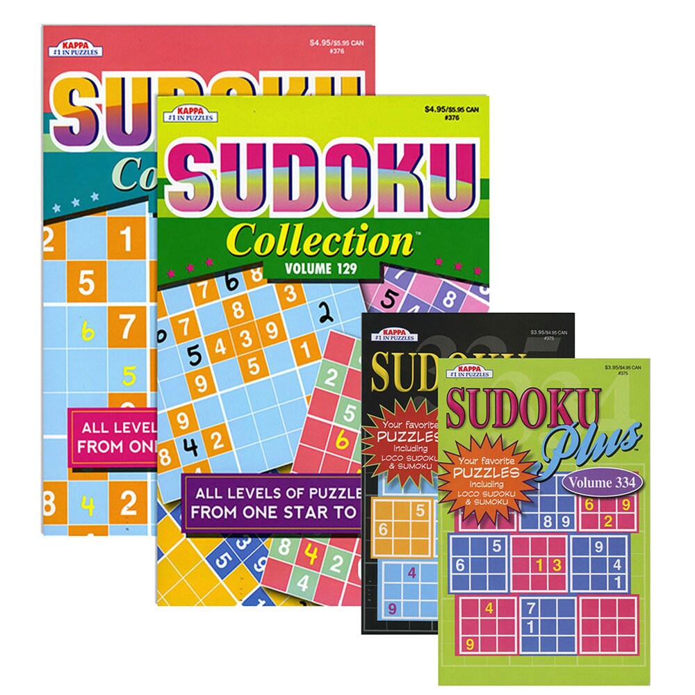 Puzzles Book KAPPA Sudoku PLUS Brain Workout Digest Size 2titles Etsy
