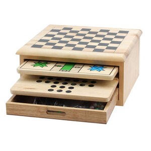 10-in-1 Wooden Game Set