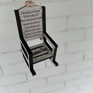 Save a Seat - Christmas In Heaven SVG File Poem by John F Connor, Download only. No physical product shipped. image 10