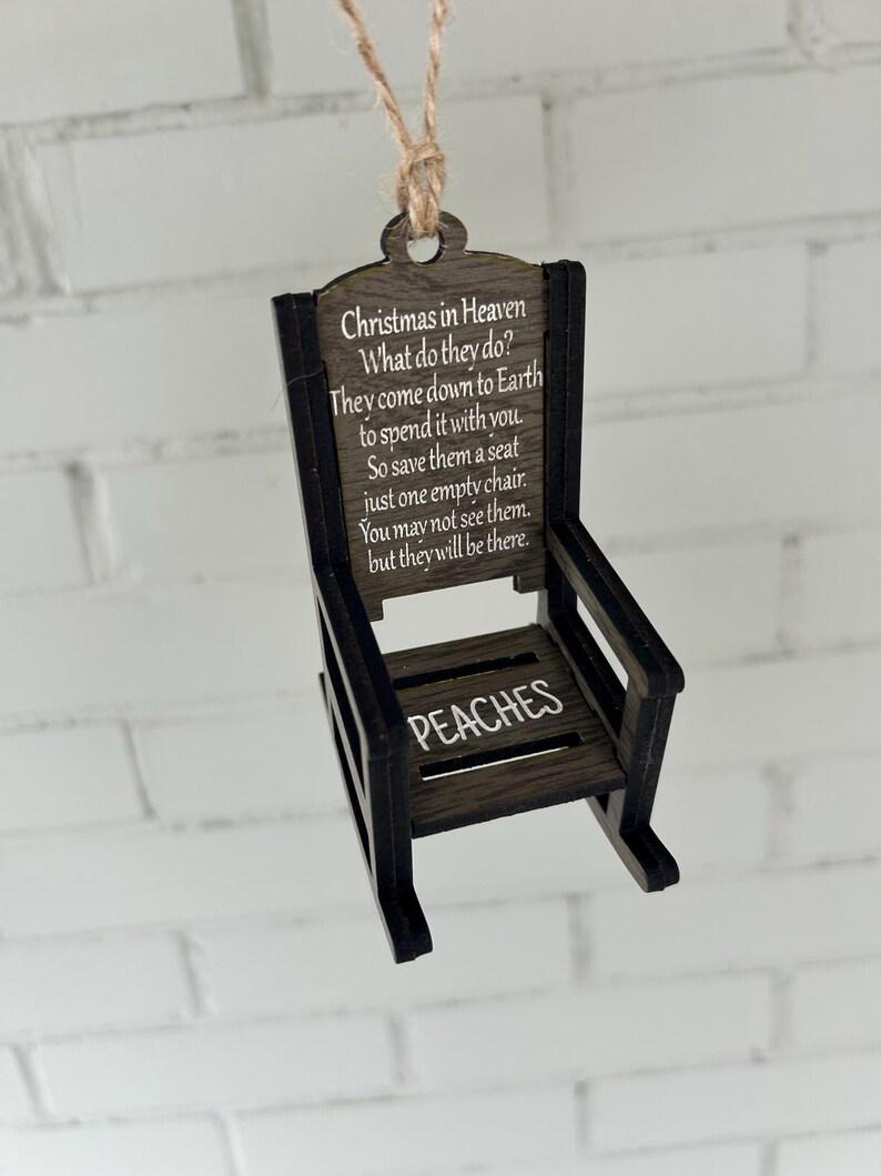 Save a Seat - Christmas In Heaven SVG File Poem by John F Connor, Download only. No physical product shipped. image 9