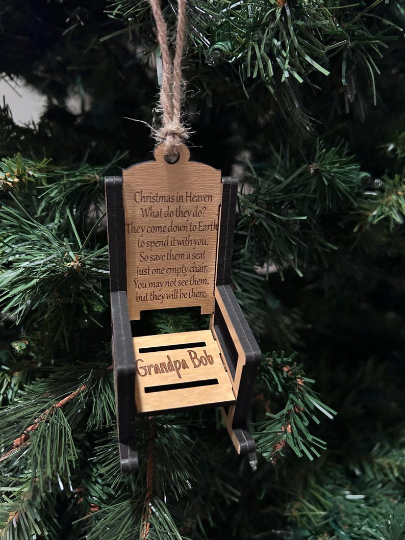 Save a Seat - Christmas In Heaven SVG File Poem by John F Connor, Download only. No physical product shipped. image 11