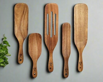 Wooden Spurtle Set of 5 Piece
