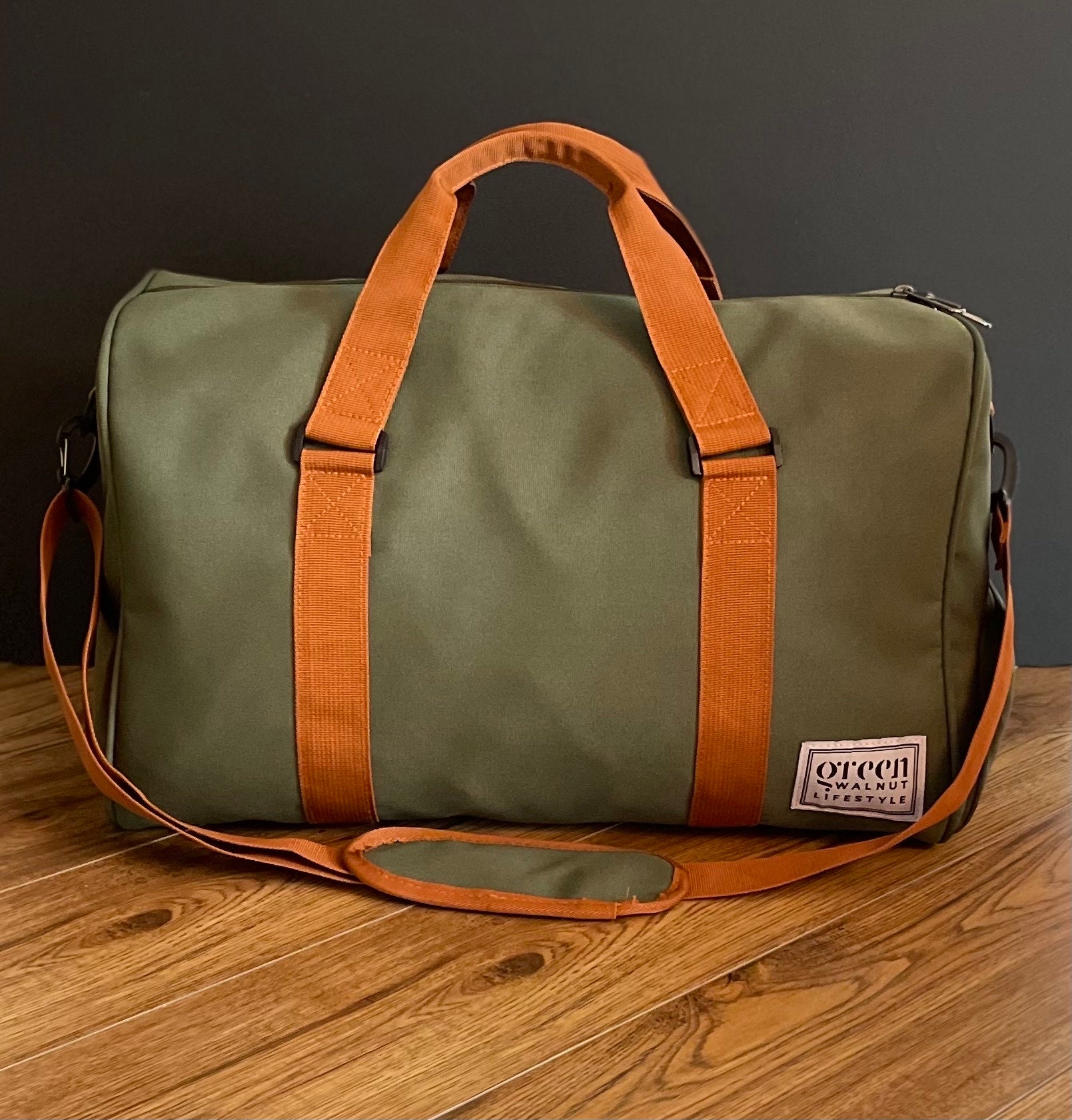 Duffle canvas deals bag