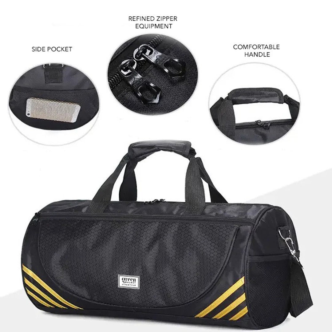 LOKASS 50L Gym Bag For Men & Women - Duffle Sports Bag With Shoe Compartment, Waterproof Carry On Weekender - View #2