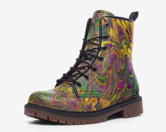 Tracy's Sky Vegan Leather Boots