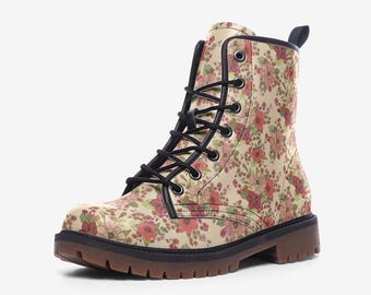 Shannon Marie Vegan Combat Boots | Ethical Statement Boots with Attitude