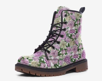 Tatums Smile Vegan Combat Boots | Ethical Statement Boots with Attitude