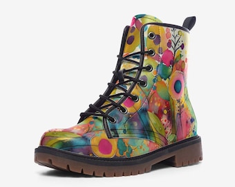 Amani Vegan Combat Boots | Ethical Statement Boots with Attitude