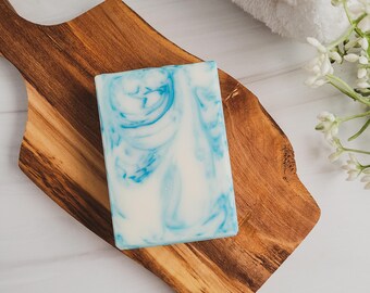 Spa Inspired Soap, Small Luxury Gift, Hostess Thank you, Thoughtful Guest Present, Airbnb Essentials, Fresh Green Tea Mint Bergamot Aroma
