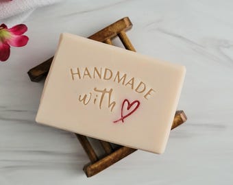 Handmade Gift for Mom, Love Inspired Cold Process Soap Bar, Self Care Bath and Shower Gift