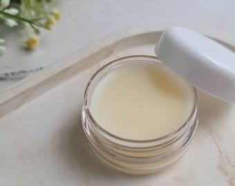Nail Repair for Dry Cuticles, Intensive Hydrating Lemon Butter Balm, Nourishing Treatment for Cracked Skin, Travel Friendly Container