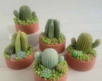 Cactus Soap Bar, Desert Bathroom Decor, Teacher Appreciation Present, Realtor Closing Gift, Hostess Favor, Decorative Kitchen Accent