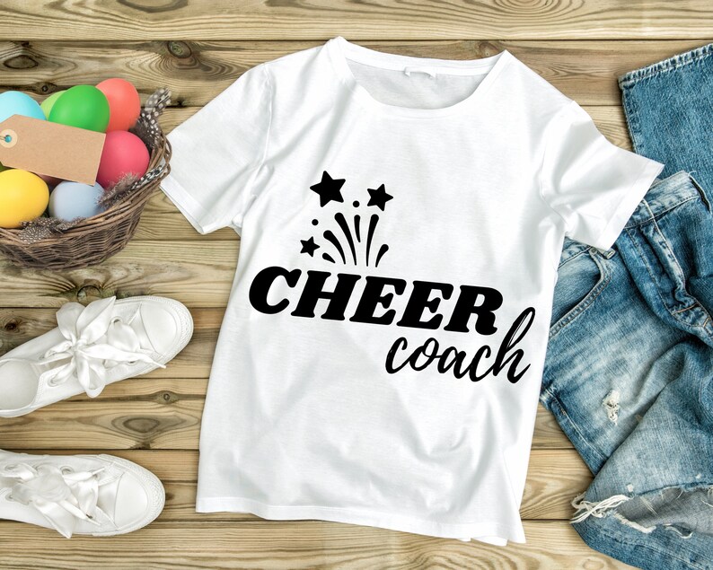 Cheer Coach Svg Cheer Coach Gift Cheer Coach Shirt Cheer Etsy