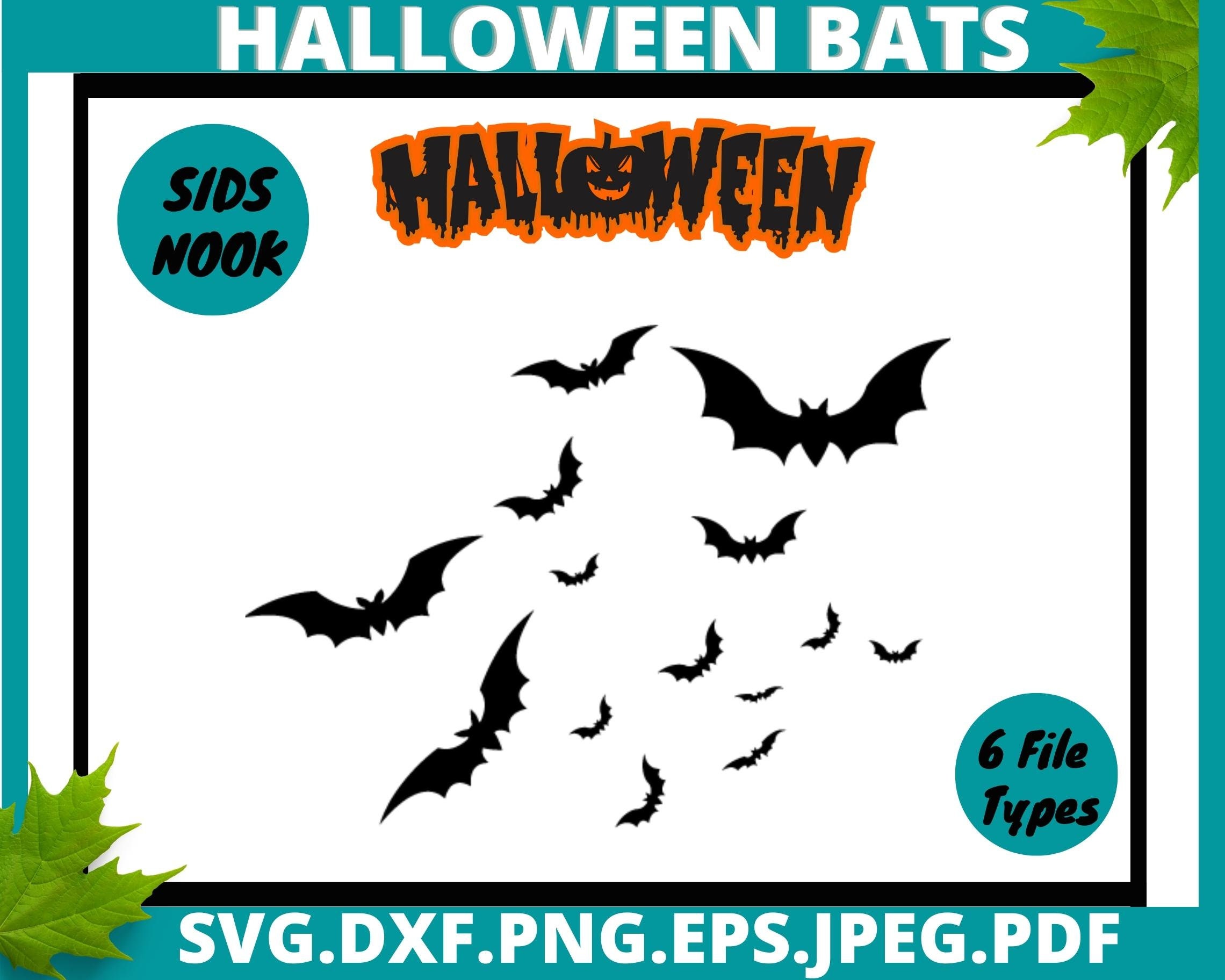 Bat Svg Bats Svg Halloween Bats Svg Cute Bat Svg Bats - Etsy