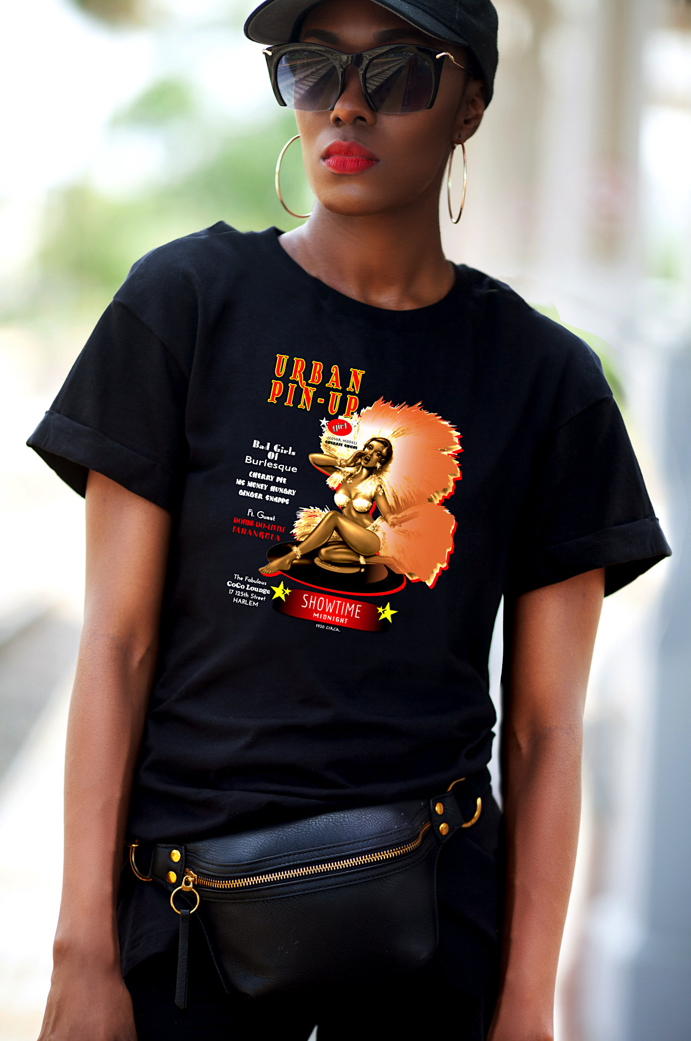 Urban Pinup Girl Vintage African American Etsy