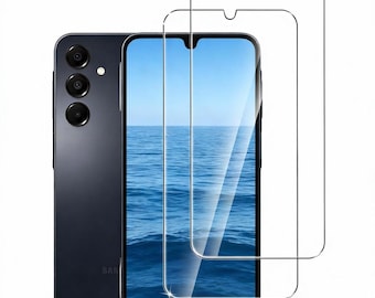 2-Pack Tempered Glass Screen Protector for Samsung Galaxy A17 5G/4G, 9H Hardness, Anti-Scratch, Case Friendly