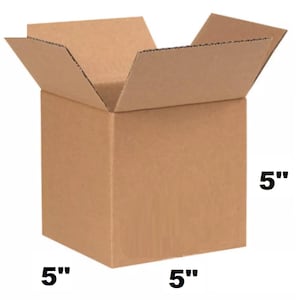 Lot of 100 5&quot;x5&quot;x5&quot; Cardboard Paper Box Mailing Packing Shipping Corrugated Box