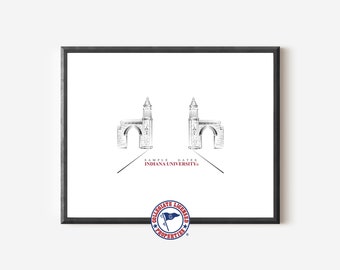 Sample Gates Fine Line Print | Indiana University Art