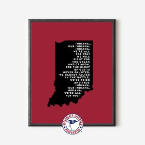 Indiana Our Indiana Print | Indiana University Art