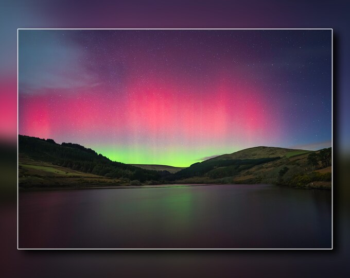 Injebreck Aurora - Astrophotography Photo Art - Northern Lights - Unframed Print