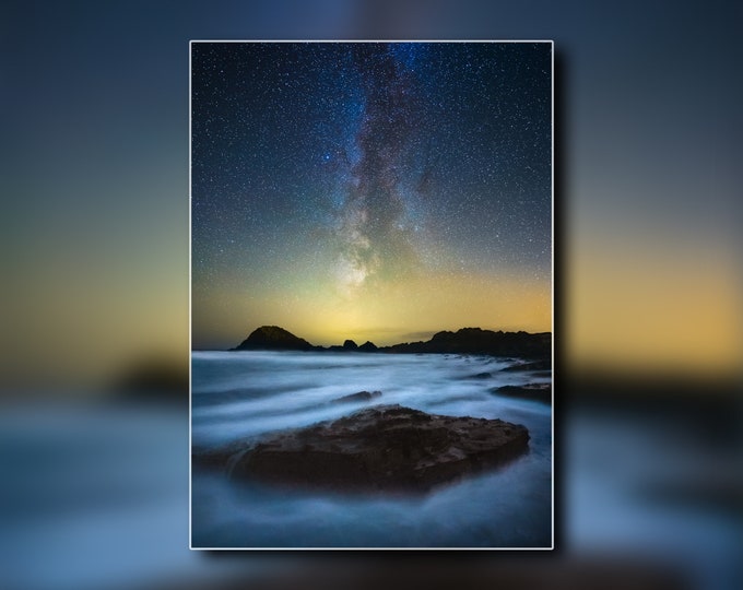 Spirit of Water - Astrophotography Photo Art - Milky Way - Unframed Print