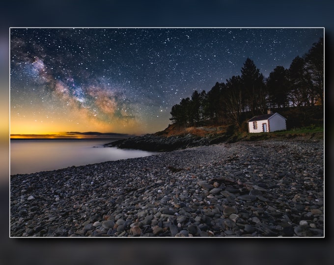 Port Cornaa - Astrophotography Photo Art - Milky Way - Unframed Print