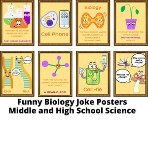 Biology Classroom Posters, Science Jokes, Middle School Science Class Decor, High School Science, Biology Posters, Science Classroom Decor