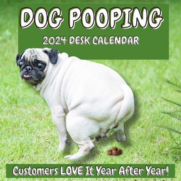 2025 Dog Poop Calendar Etsy