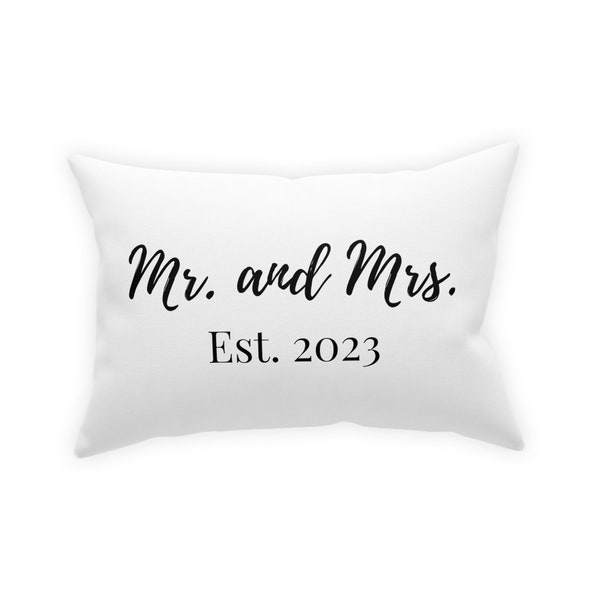 Mr and Mrs Pillows Etsy