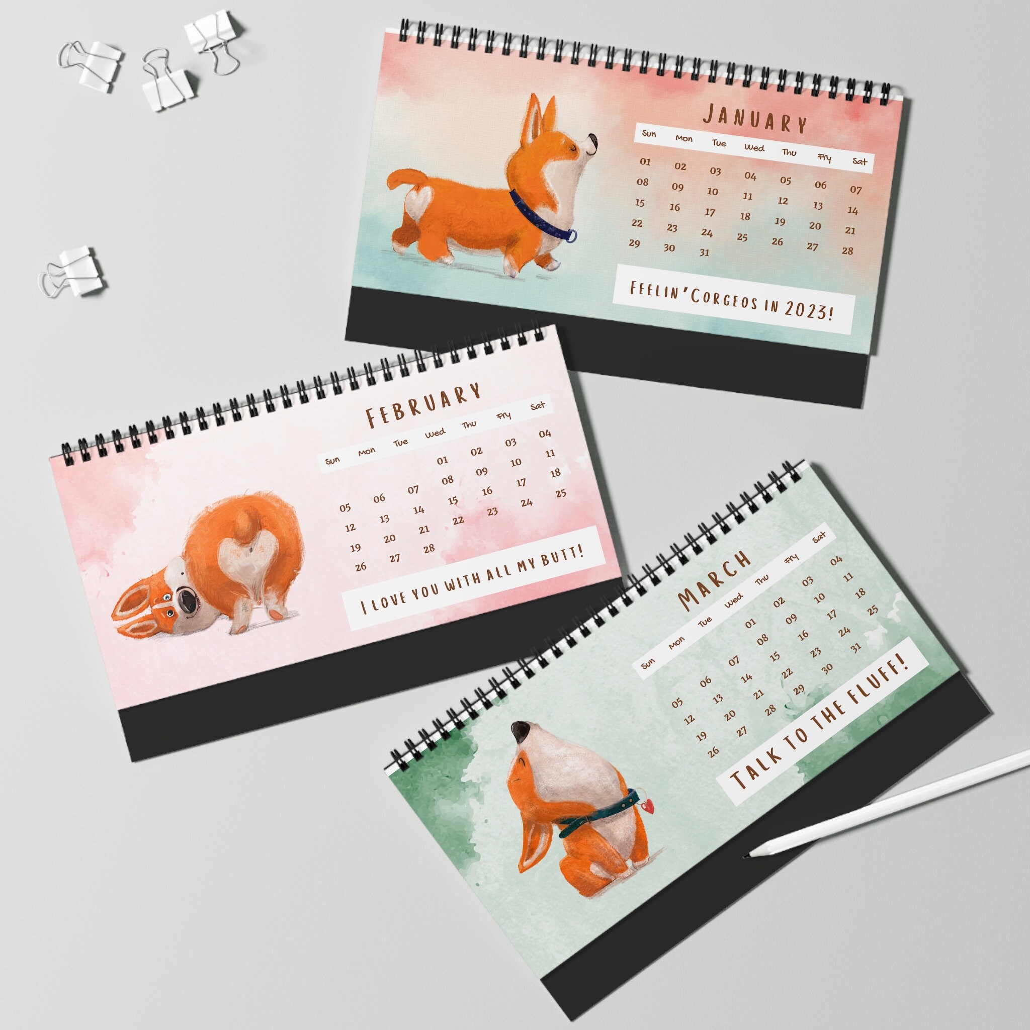 Calendar 2023 Calendar Gifts Lover Etsy