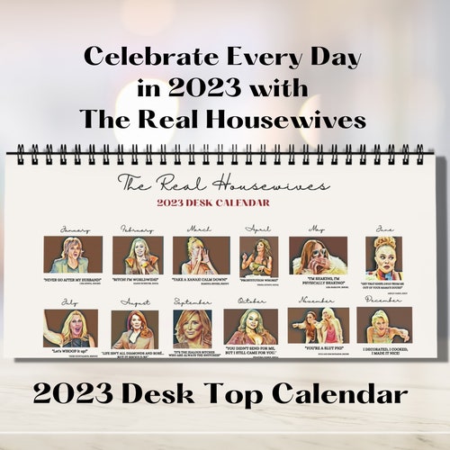 2023 Wall Calendar Real Housewives Calendar Bravo Calendar - Etsy