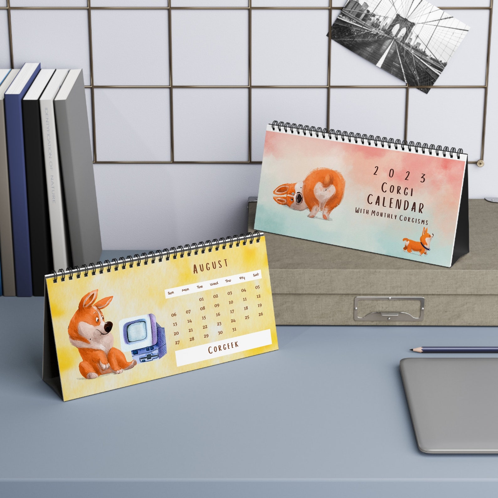 Corgi Calendar 2023 Corgi Calendar Corgi Gifts Corgi Lover - Etsy