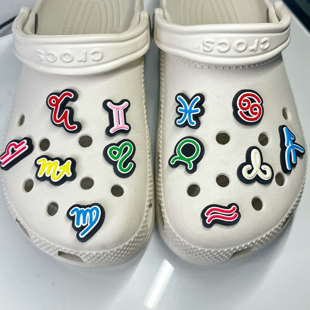 Zodiac Symbol Croc Charms, Star Sign Croc Charms, Zodiac Croc Charms Etsy