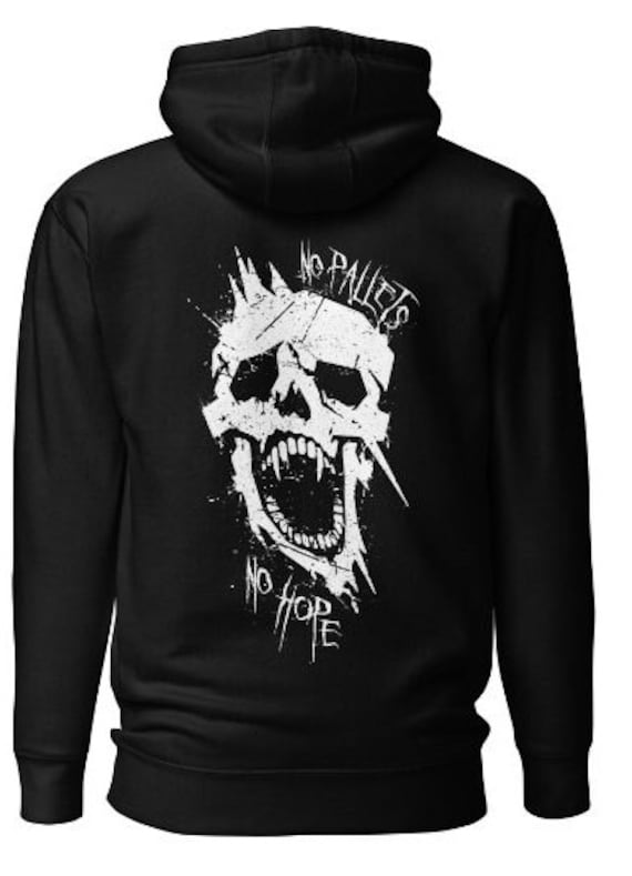 Neverless® Hoodie heren doodshoofd schedel doodshoofd skelet