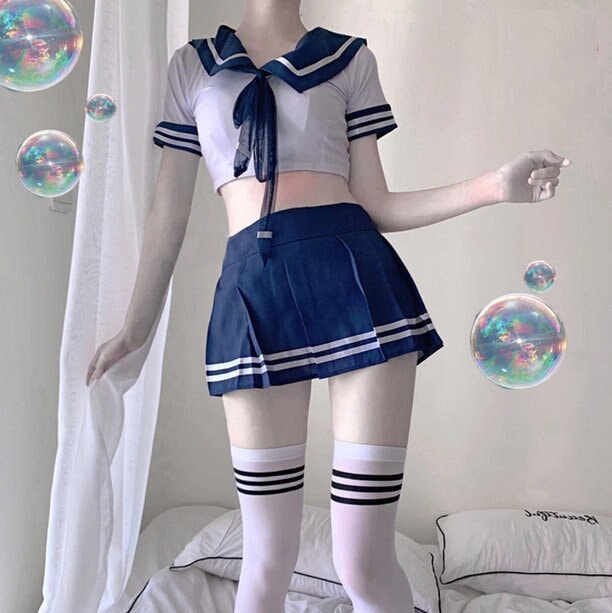 Asian Schoolgirl Skirt Porn Gif - Sexy Sailor Moon Costume - Etsy Denmark