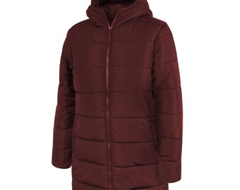 A Woman's Winter Hooded Puffer Coat - Zeer warm!