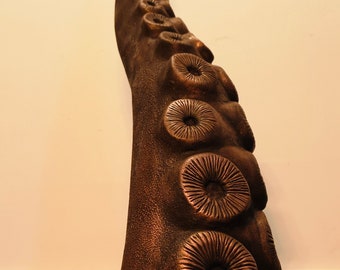 Large Copper Tentacle Sculpture