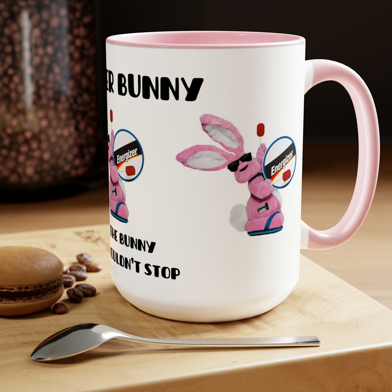 Energizer Bunny Mug Keep Going Inspirational Rabbits Bunnies Duracell