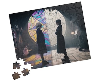 Netflix Gift Puzzle Wednesday Addams Dreamcatcher Puzzle (110, 252, 500, 1014-piece) Gift for teen Gifts for her Best Friend gifts