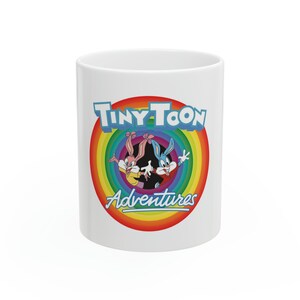 Tiny Toon Adventures Ceramic Mug, 11oz Throwback Retro Cartoon