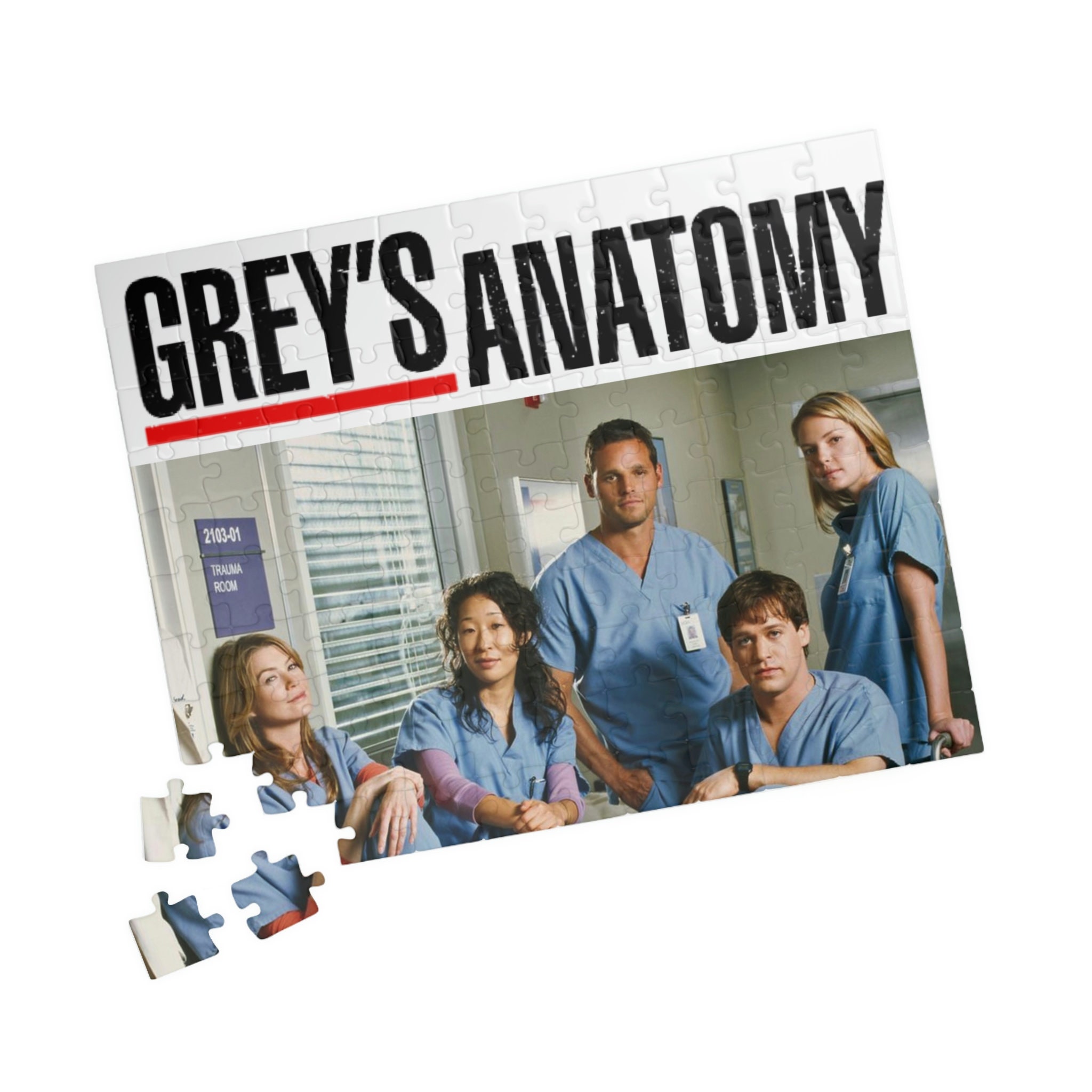 Greys Anatomy Original Cast Puzzle 110 252 500 1014-piece - Etsy