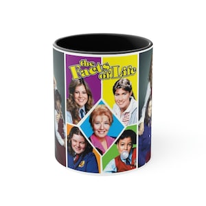 The Fact of Life tv-programma jaren 70 retro retro koffiemok jaren 80, 11oz