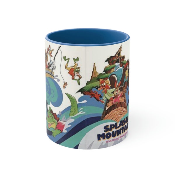 Splash Mountain In memory of Dland and worlds best ride Accent Coffee Mug, 11oz