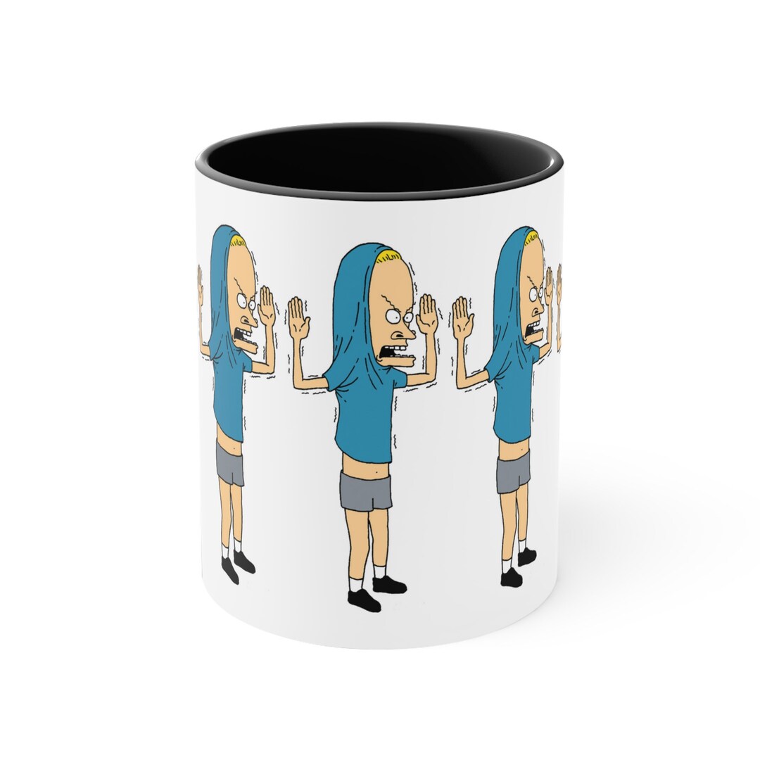 Beavis Cornholio Beavis and Butthead I Am Corn Holio Accent Coffee Mug