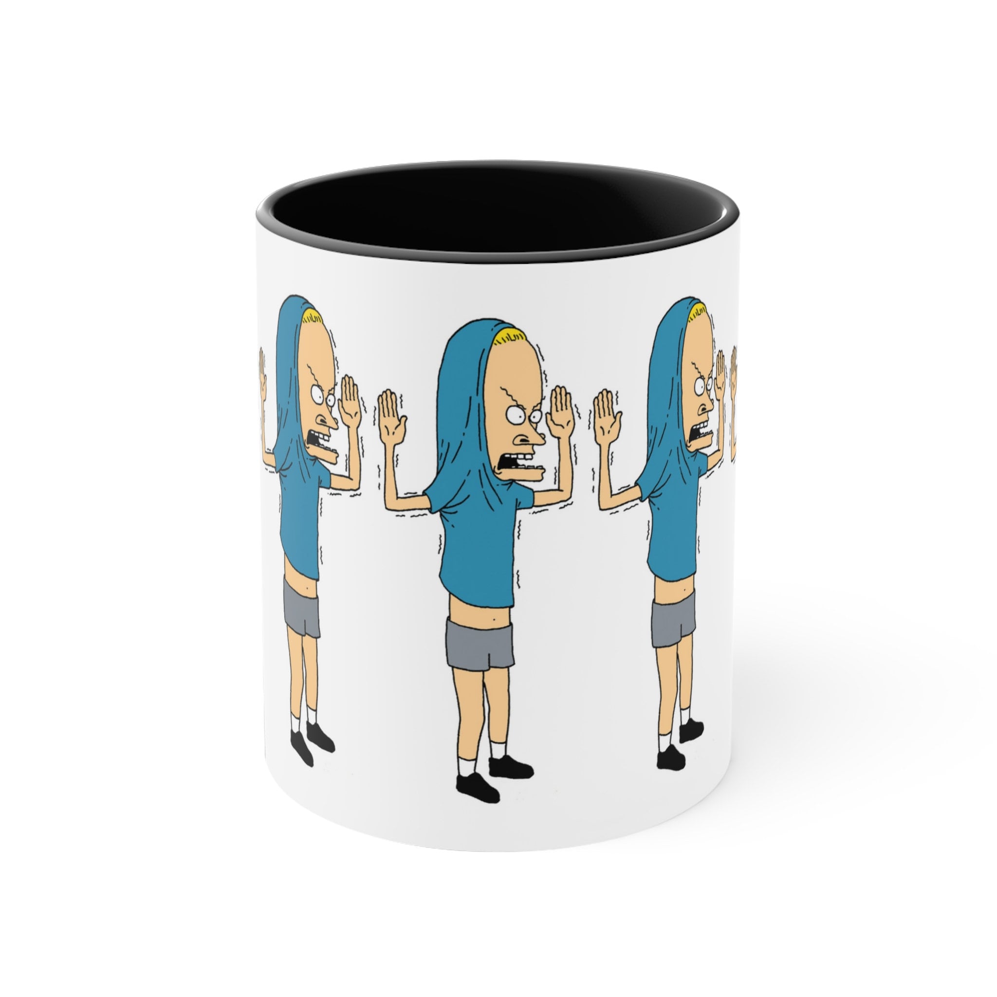 Beavis Cornholio Beavis and Butthead I Am Corn Holio Accent Coffee Mug