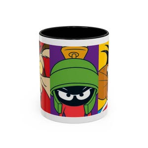 Looney Tunes Classic Willie Coyote Marvin the Martian Speedy Gonzales Original crew old cartoons memories 1980s 1970s Coffee Mug, 11oz
