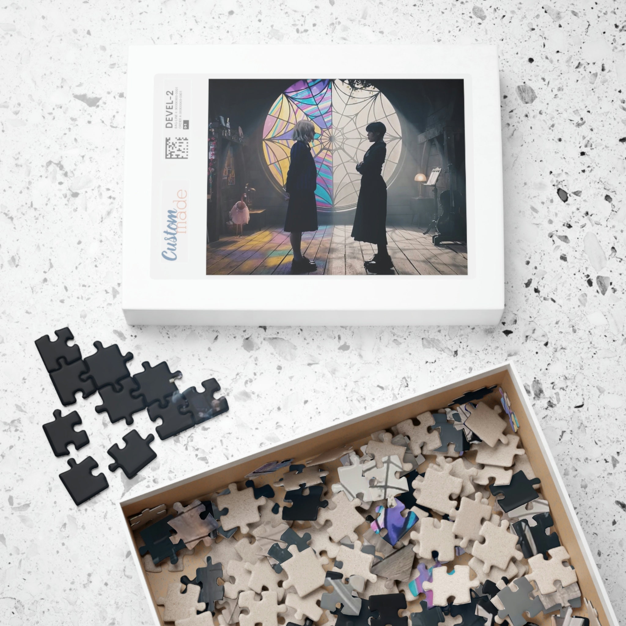 Puzzle 1000 Pièces Mercredi Addams Puzzles Difficulté Adultes Et
