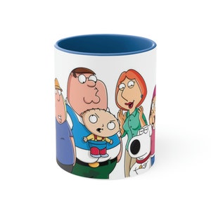 Cartoon lover Family Guy Accent Coffee Mug, 11oz