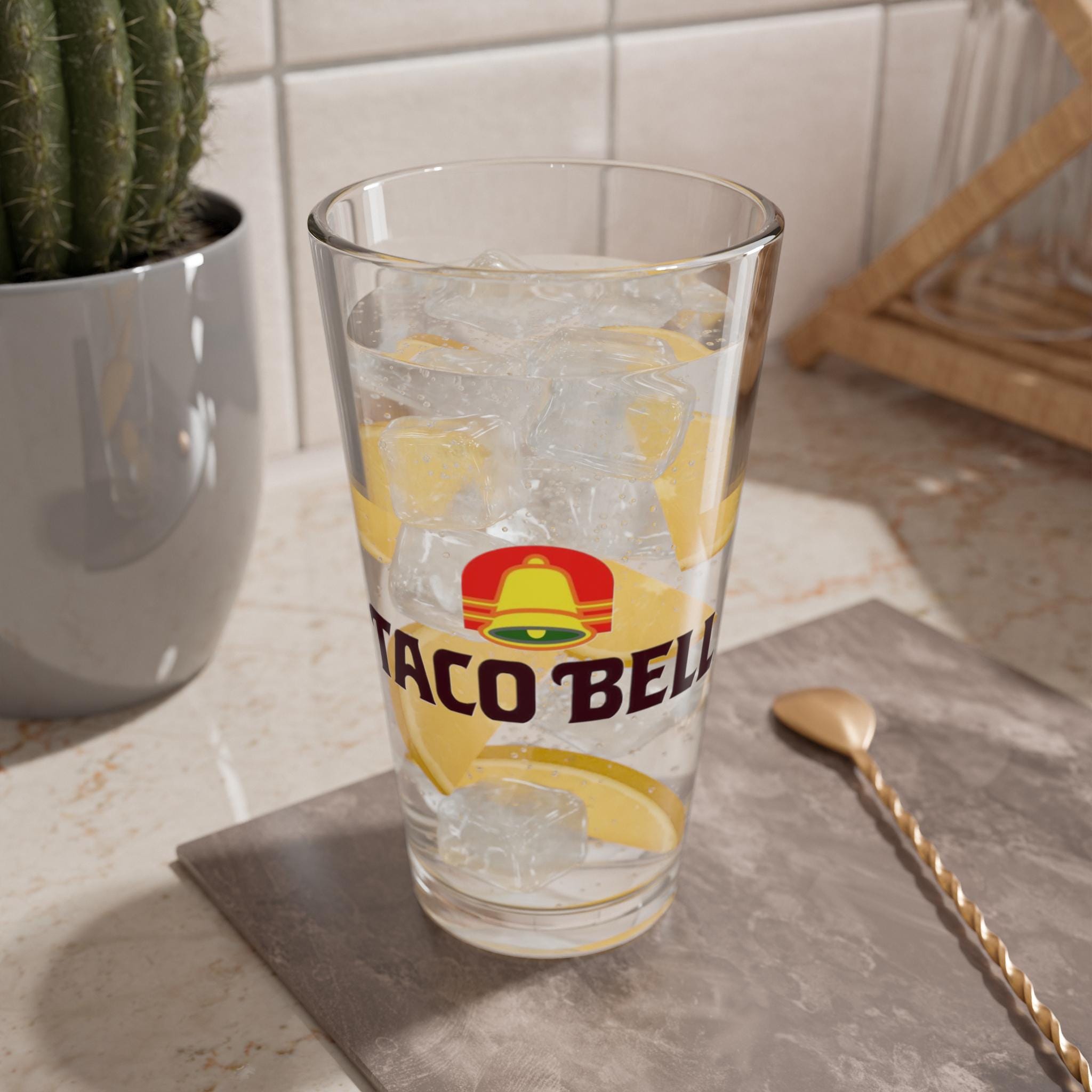 Taco Inspired Bell Mixing Glass, 16oz