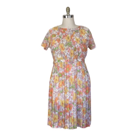 1960s Plus Size Dress | Vintage 60s Volup Semi Sheer … - Gem